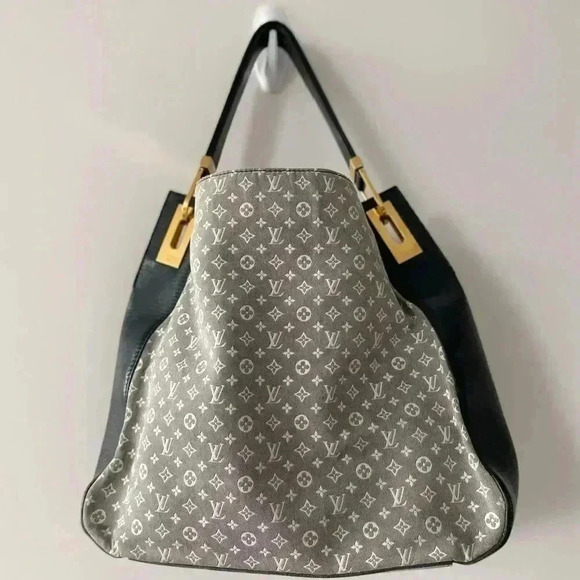 Authentic Louis Vuitton Rendezvous PM Tote Purse Bag Monogram IDYLLE Blue/Gray - Picture 9 of 16